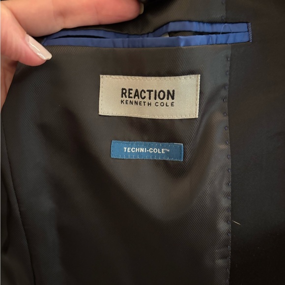 Kenneth Cole Reaction Men's Full Black Tuxedo sz 36 Slim Worn Once Pants Jacket - Picture 10 of 16